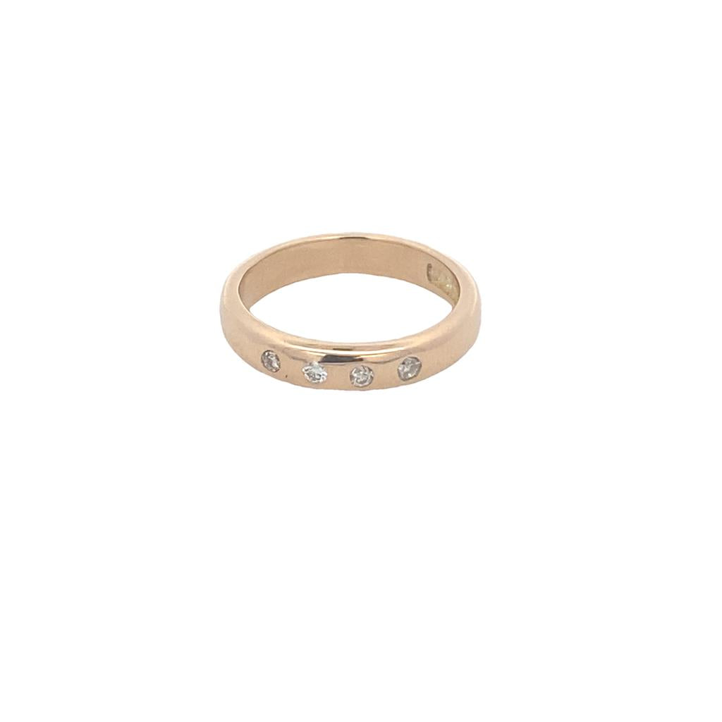 Yellow 14 Karat Wedding Band W