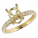 Nelson Straight Diamond Ring Mounting
