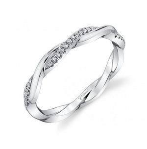 Coast Diamond Lady's Twisted Diamond Wedding Band