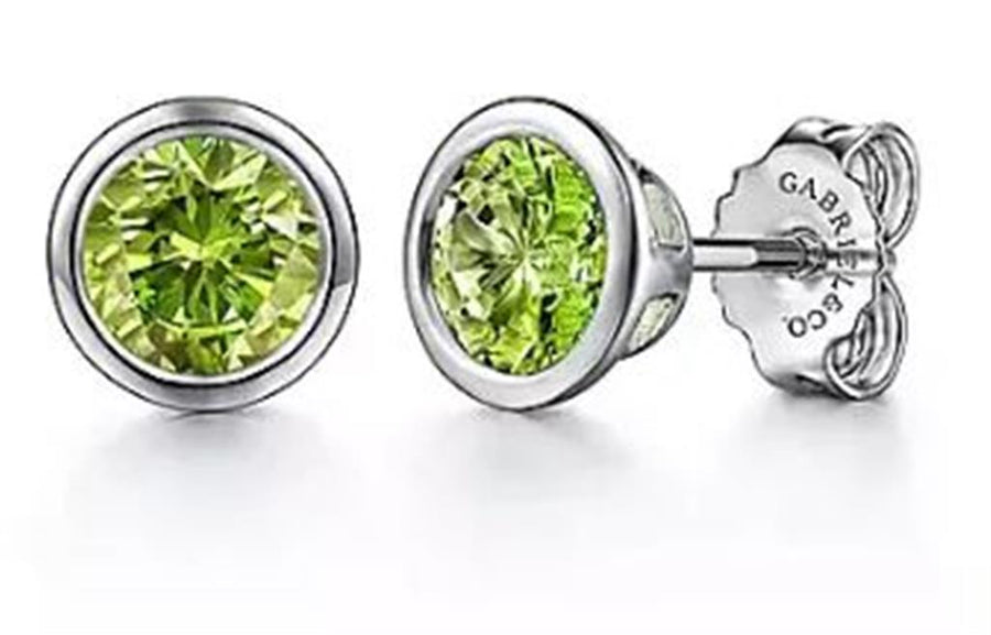 Gabriel & Co. Peridot Stud Earrings