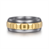 Gold Wedding Bands  -  Men'