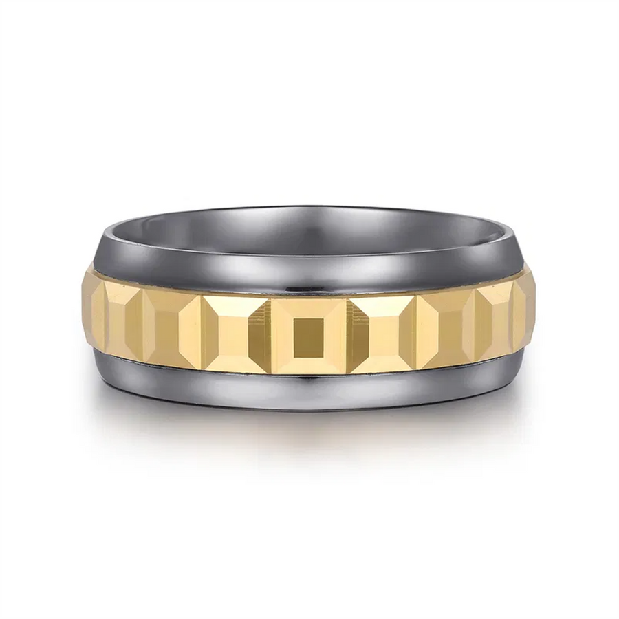 Gold Wedding Bands  -  Men'
