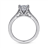 Gabriel & Co. Alma - Vintage Inspired Engraved Solitaire Engagement Ring Mounting