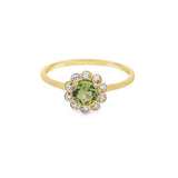 Peridot 14 Karat Yellow Fashion Ring