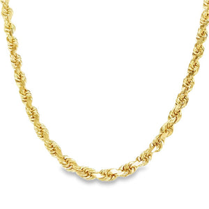 Estate Diamond Cut Rope Chain