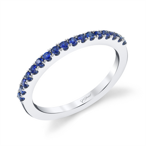 Coast Diamond Micro Prong Round Sapphire Ring
