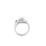 White 14 Karat Vintage Bridal Set