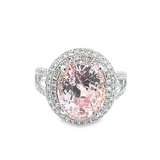 Estate Oval Pink Sapphire Ring