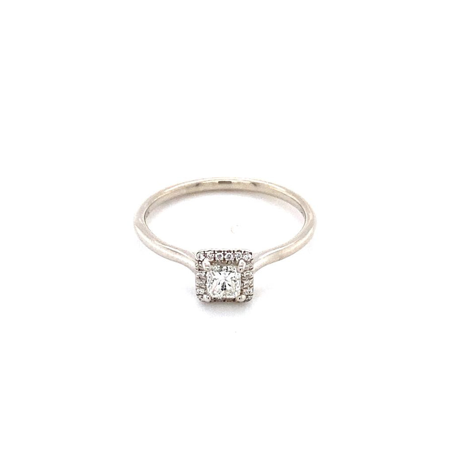 Coast Diamond Princess Halo Engagement Ring