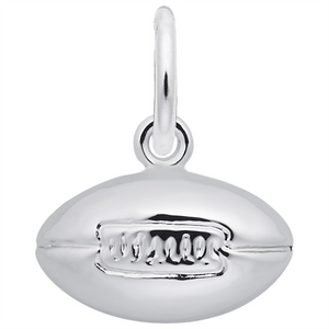 Rembrandt Charms Football Charm Sterling Silver