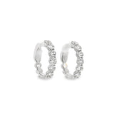Diamond Hoop Earrings