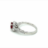 Diamonds 14 Karat White Fashion Ring