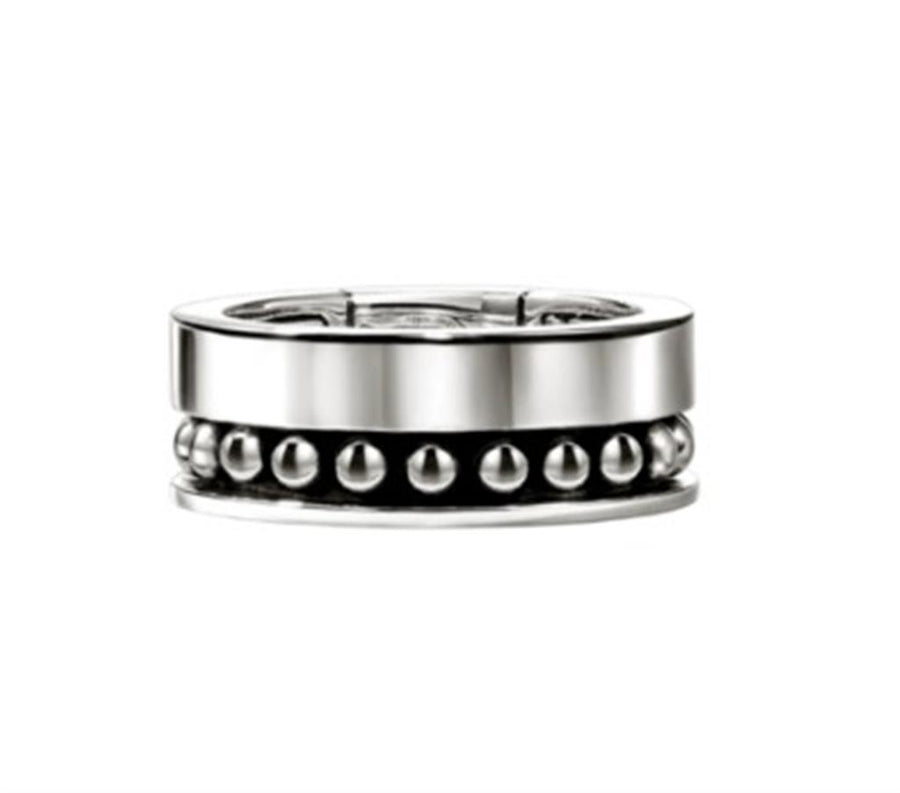 White Sterling Silver Nailhead 9mm John Hardy Jewelry Type: Fashion Ri