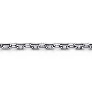 Gabriel & Co. Men's 925 Sterling Silver Faceted Chain Bracelet