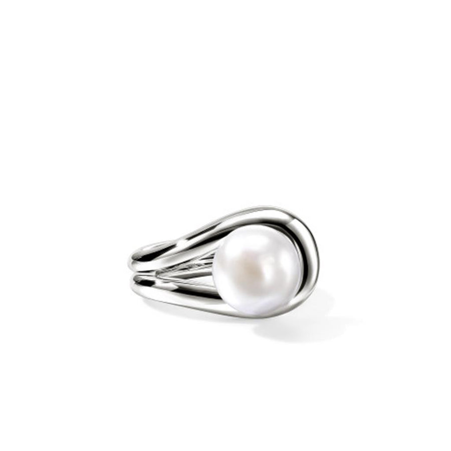 Sterling Silver Surf Pearl Ring John Hardy one = 12.50x13.00mm Fresh W