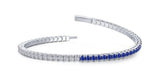 Lafonn Sterling Silver 2.5mm Flexible Bangle Tennis