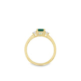 Emerald 14 Karat Yellow Fashion Ring