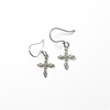 Southern Gates Silver Cross Dangle Earrings