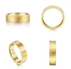 Gold Wedding Bands  -  Men'