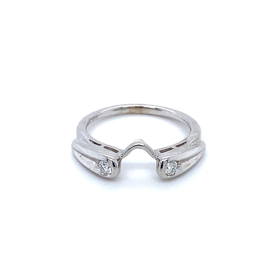 White 14 Karat Enhancer Ring