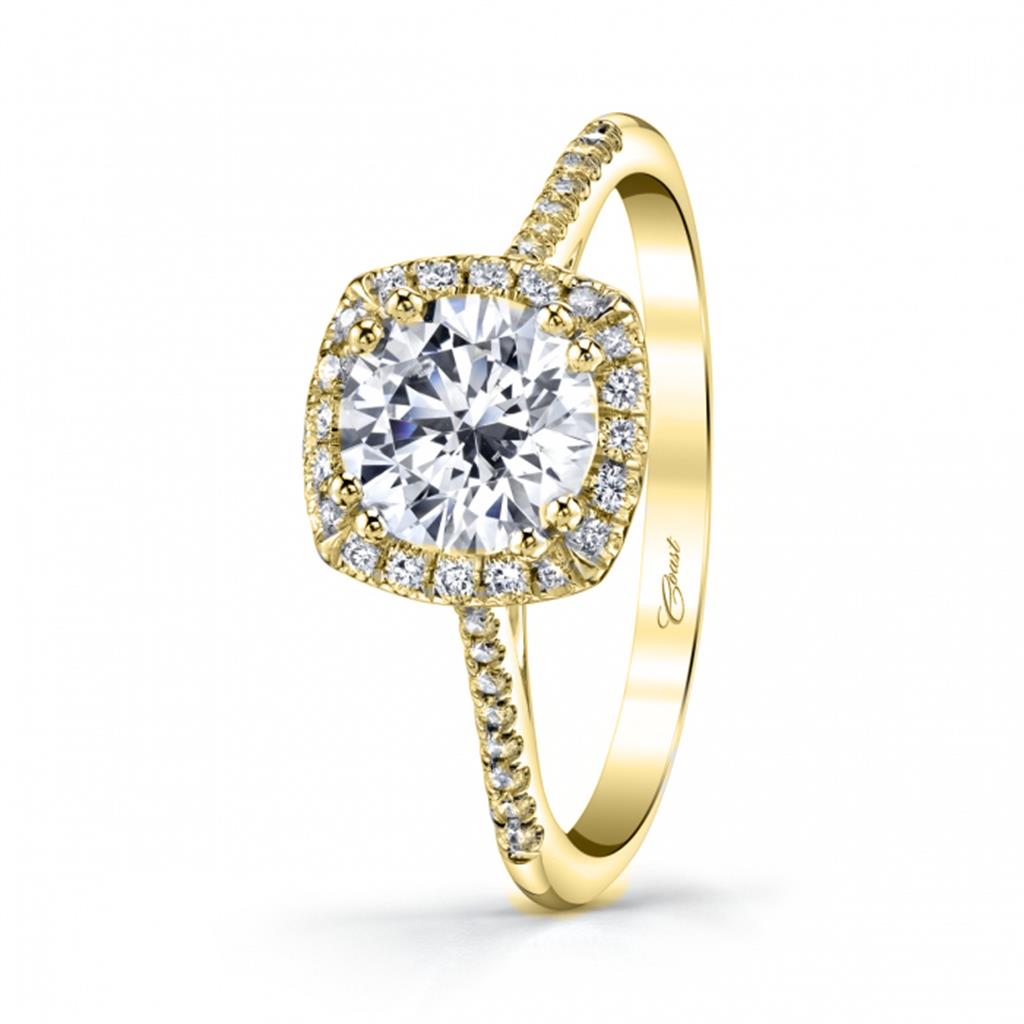 Coast Diamond Marquise Halo Engagement Ring