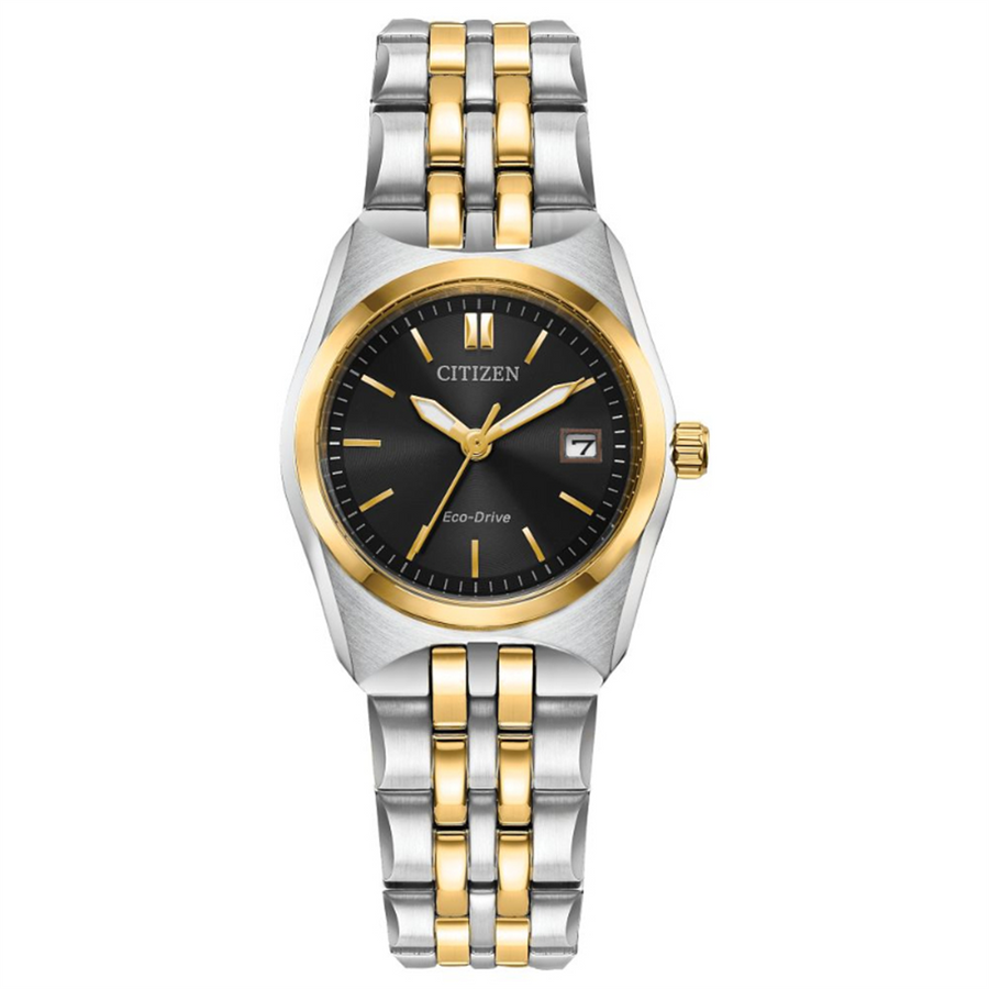 CITIZEN Eco-Drive Quartz Corso Ladies Watch Stainless Steel