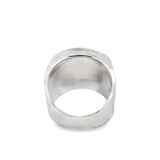 Greek Key Wide Diamond Band