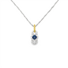 Simon G Sapphire & Diamond Pendant