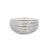 Estate Bucherer 1888 Domed Diamond Ring