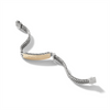 John Hardy Classic Chain Hammered 18k Gold & Silver 6.5mm Flat Chain Station Bracelet with Pusher Clasp