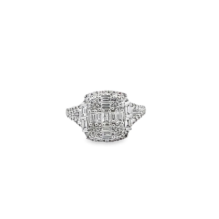 Cluster Style Cross Ring