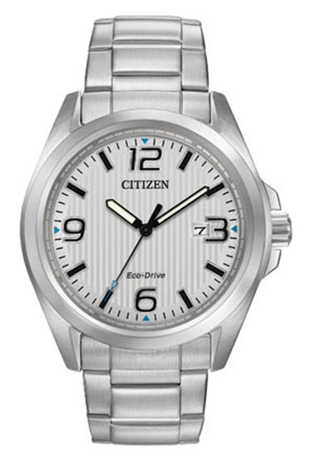 CITIZEN Stainless Steel Silver-Faced Men's Watch "Garrison"