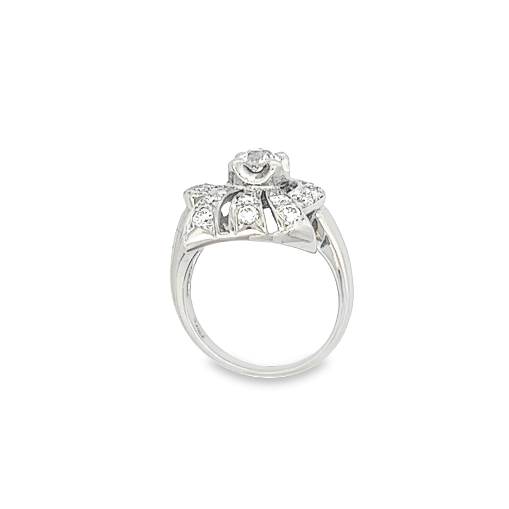 Estate Diamond Spray Ring