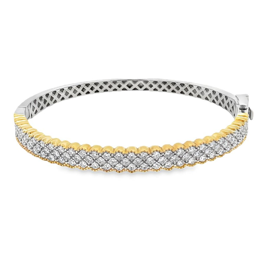 Pave Diamond Bangle Bracelet