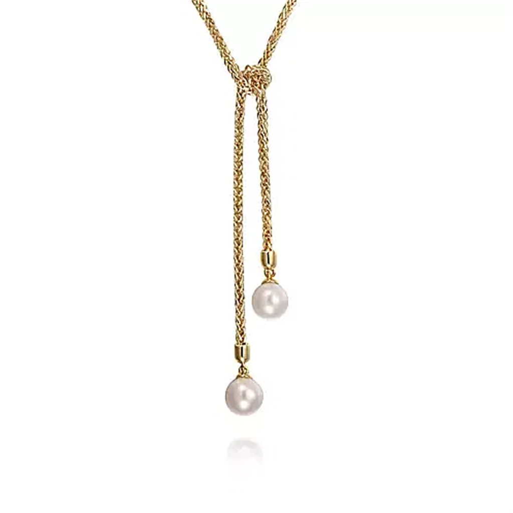 Gabriel & Co. Bujukan Wrap Around Pearl Necklace