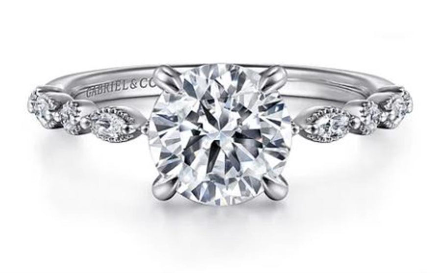 Diamond Semi-Mount Ring