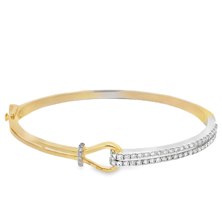 Double Row Buckle Bracelet