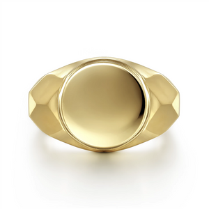 Gold Fashion Ring  -  Men'