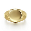 Gold Fashion Ring  -  Men'