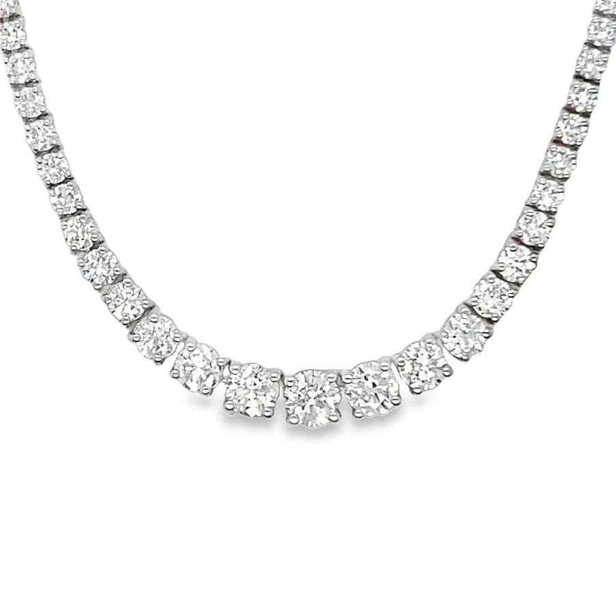 Petite Riviera Diamond Necklace