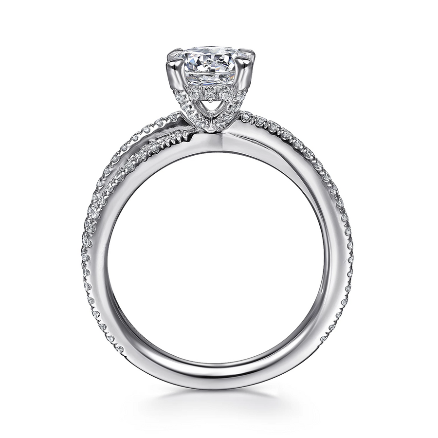 Gabriel & Co. Eisley - Split Shank Diamond Engagement Ring Mounting