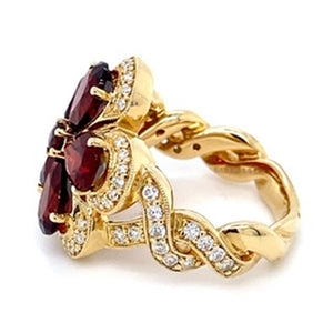 Colored Stone Rings  -  Women'