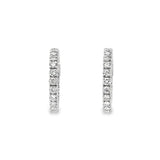 Inside/Outside Diamond Hoop Earrings