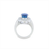 Estate Halo Sapphire Ring