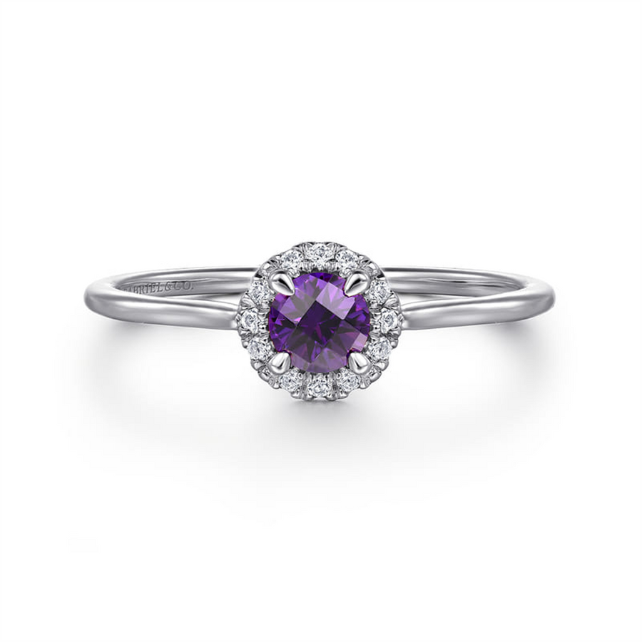 H Diamond 14 Karat White Fashion Ring