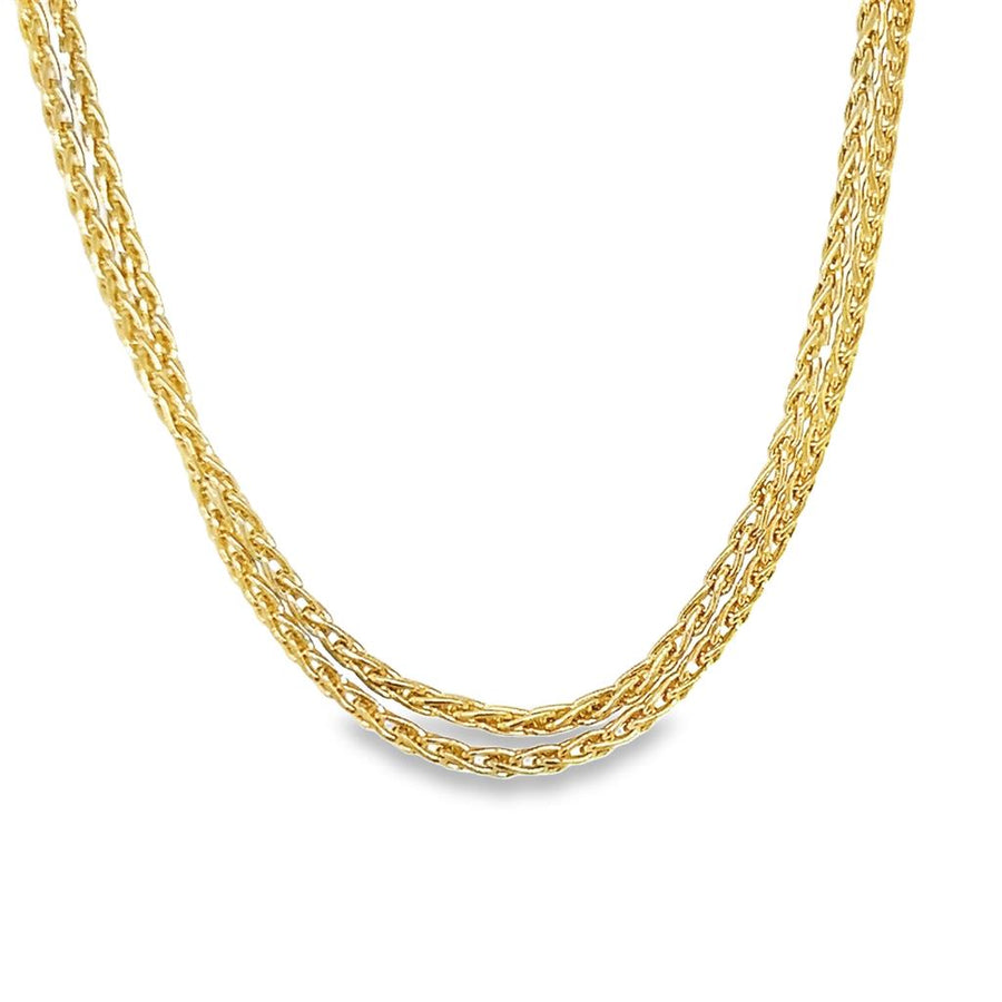 Yellow 14 Karat 1.6mm Palma Chain