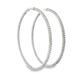 Diamond Hoop Earrings