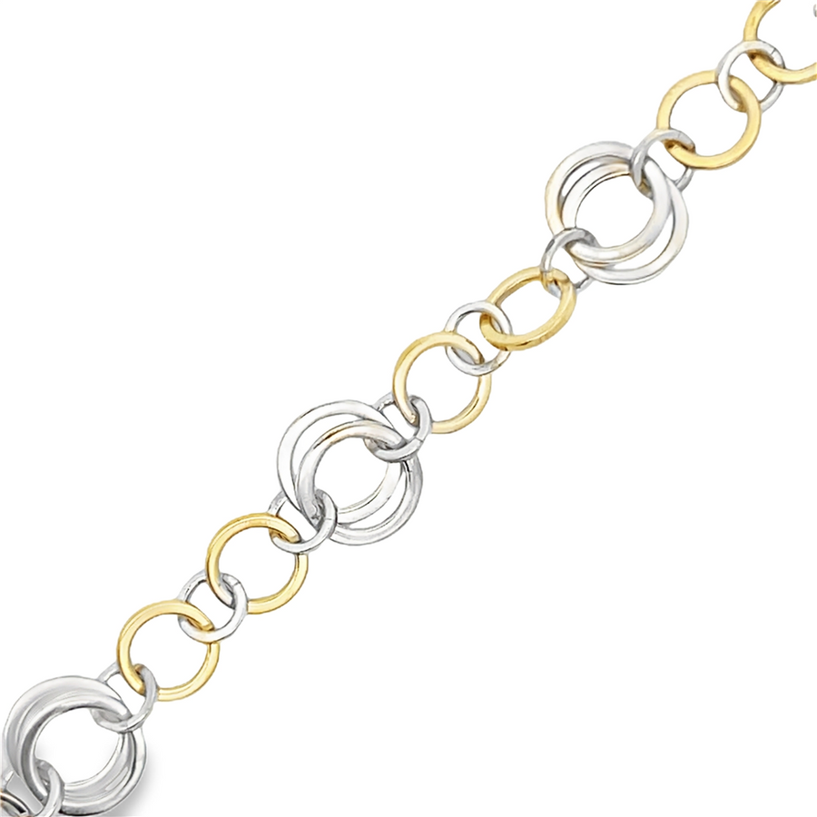 Tiffany & Co. Two Tone Circle Bracelet