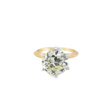 Vintage Mine Cut Diamond Solitaire