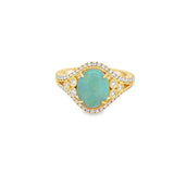 Opal 14 Karat Yellow Fashion Ring